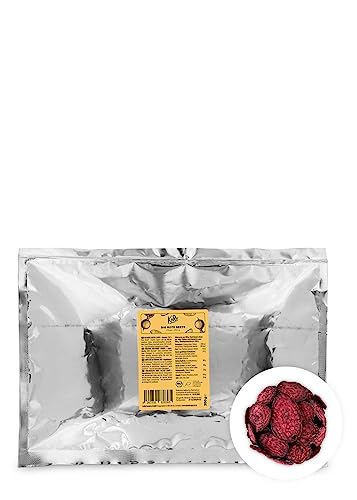 KoRo - Bio rote Beete Chips 200 g - Gemüsechips crunchy und ohne Fett - Perfekter Snack von KoRo