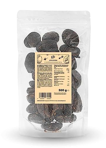 KoRo - Aprikosen in Zartbitterschokolade 500 g - Leckerer veganer Snack ohne Zuckerzusatz von KoRo