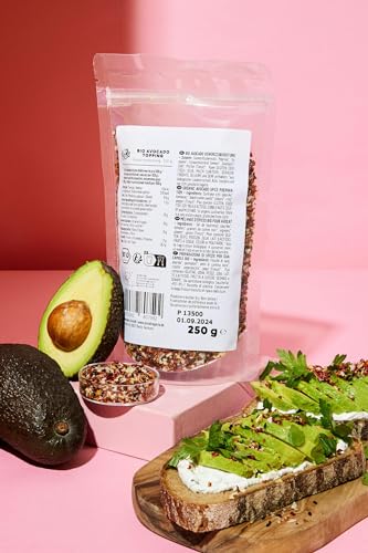 KoRo - Bio Avocado Topping 250 g - Bunte Gewürzmischung - Mit Bio Timut-Pfeffer - Fruchtig-würzig im Geschmack von KoRo