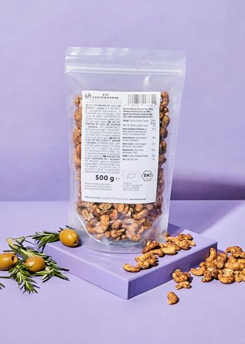 KoRo - Bio Cashewkerne mit Olive und Rosmarin 500 g von KoRo