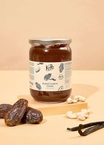 KoRo - Bio Dattel Cashew Creme 500 g - Vegan - Ohne Palmöl - Nur drei Zutaten KoRo - Bio Dattel Cashew Creme 500 g - Vegan - Ohne Palmöl - Nur drei Zutaten von KoRo