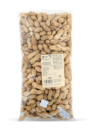 KoRo - Bio Erdnüsse mit Schale 1 kg - Geröstet - Rein im Geschmack - Bio-Qualität von KoRo