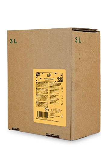 KoRo - Bio Granatapfel Saft Bag-in-Box 3 l - 100 % Direktsaft aus Bio Granatapfel ohne Zuckerzusatz in der Vorteilspackung von KoRo
