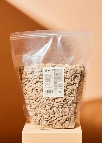 KoRo - Bio Hafer Happen 1 kg - Knusprige Frühstücksflocken - Reich an Ballaststoffen - Bio-Qualität von KoRo