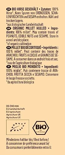 KoRo - Bio Hirse 2 kg - Alternative zu gewöhnlichen Getreidesorten 100 % bio ohne Zusätze von KoRo