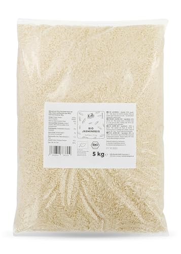 KoRo - Bio Jasmin Reis - 5 kg - Original aus Thailand - Sättigende Beilage zu Currys und Gemüsepfannen - Blumig riechender Duftreis von KoRo