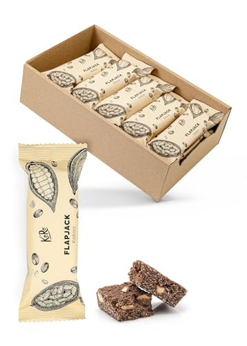 KoRo - Bio Kakao Flapjack - 15 x 60 g - Energieriegel für unterwegs und nach dem Sport - mit Cashewkernen und Kakaostückchen - vegan - glutenfrei - Vorteilspreis durch Großpackung von KoRo
