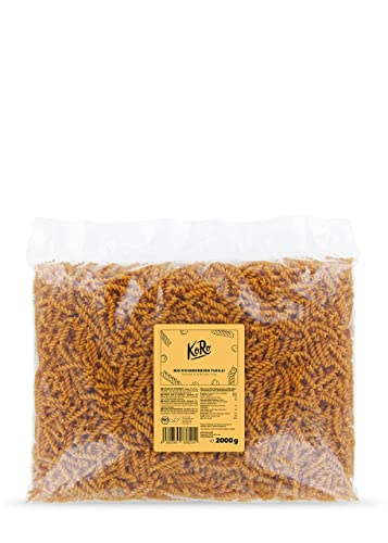 KoRo - Bio Kichererbsen Fusilli 2 kg - Aus 100 % Kichererbsenmehl - Reich an pflanzlichen Eiweißen - Vegan von KoRo