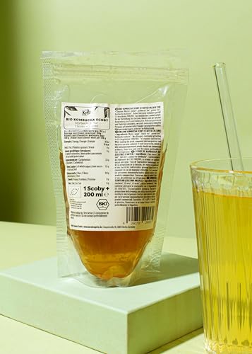 KoRo - Bio Kombucha Scoby - Zum Selbermachen von Kombucha - Vegan - Mehrfach wiederverwendbar von KoRo