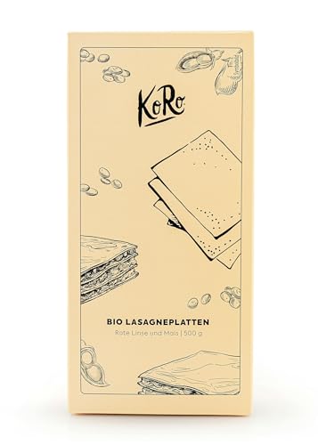 KoRo - Bio Lasagneplatten aus roten Linsen und Mais 500 g von KoRo