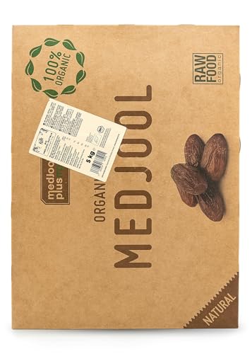 KoRo - Bio Medjool Datteln LARGE CHOICE mit Stein - Honigsüße Note - Bio - 15 % Loose Skin Anteil - Vorteilspackung von KoRo