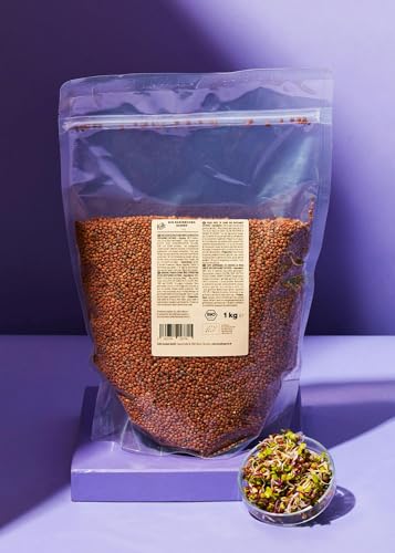 KoRo - Bio Radieschen Samen 1 kg - Würziges Aroma - Bio-Qualität - Als Brotbelag, in Dips, Suppen oder Salaten von KoRo