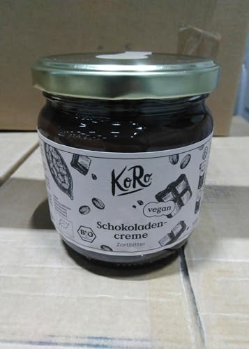 KoRo - Bio Schokocreme Zartbitter 400 g - Mit feiner Zartbitterschokolade - Süß-herber Geschmack - Veganer Aufstrich von KoRo
