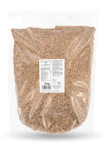 KoRo - Bio braune Linsen 2 kg - Ohne Zusätze - Bio-Qualität - Vegan - Hoher Protein- und Ballaststoffgehalt - Großpackung von KoRo