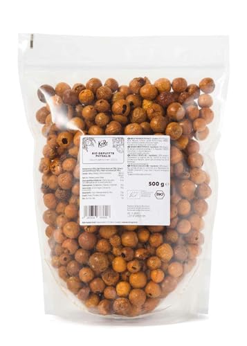 KoRo - Bio gepuffte Physalis 500 g - Ohne Zuckerzusatz - Besonders knackig - Angenehm säuerlich - 100% Fruchtgenuss von KoRo