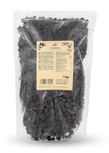 KoRo -Blaubeeren ohne Zucker - 500 g - getrocknet und ungesüßt KoRo -Blaubeeren ohne Zucker - 500 g - getrocknet und ungesüßt von KoRo
