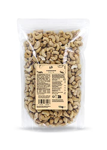 KoRo - Cashewkerne 1 kg - Ganze Cashew Nüsse - Naturbelassen - Proteinquelle - Ungesalzen KoRo - Cashewkerne 1 kg - Ganze Cashew Nüsse - Naturbelassen - Proteinquelle - Ungesalzen von KoRo