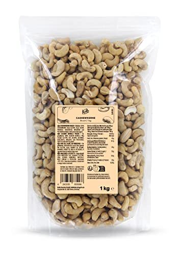 KoRo - Cashewkerne Bruch LP 1 kg - 100 % Naturbelassene Cashew Nüsse Ohne Zusätze Ungesalzen von KoRo