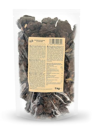 KoRo - Cookie Fudge Cluster in dunkler Schokolade 1 kg von KoRo