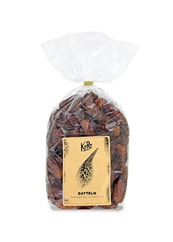 KoRo - Datteln Deglet Nour 1 kg - Entsteint - Ungeschwefelt - ohne Zuckerzusatz* - Vorteilspackung KoRo - Datteln Deglet Nour 1 kg - Entsteint - Ungeschwefelt - ohne Zuckerzusatz* - Vorteilspackung von KoRo