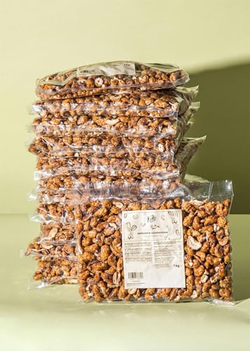 KoRo - Gebrannte Cashewkerne Salted Caramel 12 x 1 kg - Zarte ganze Cashews - Feiner Salz-Karamell Geschmack - Praktische Vorteilspackung KoRo - Gebrannte Cashewkerne Salted Caramel 12 x 1 kg - Zarte ganze Cashews - Feiner Salz-Karamell Geschmack - Praktische Vorteilspackung von KoRo