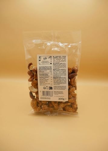 KoRo - Gebrannte Cashewkerne Salted Caramel 200 g - Zarte ganze Cashews - Feiner Salz-Karamell Geschmack - Vegan KoRo - Gebrannte Cashewkerne Salted Caramel 200 g - Zarte ganze Cashews - Feiner Salz-Karamell Geschmack - Vegan von KoRo