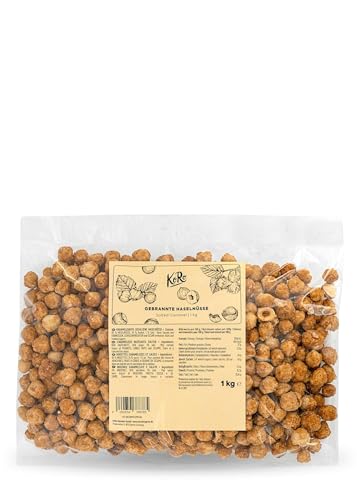 KoRo - Gebrannte Haselnüsse Salted Caramel 1 kg - Ganze Haselnüsse - Leckere Salz-Karamell Glasur - Praktische Vorteilspackung von KoRo