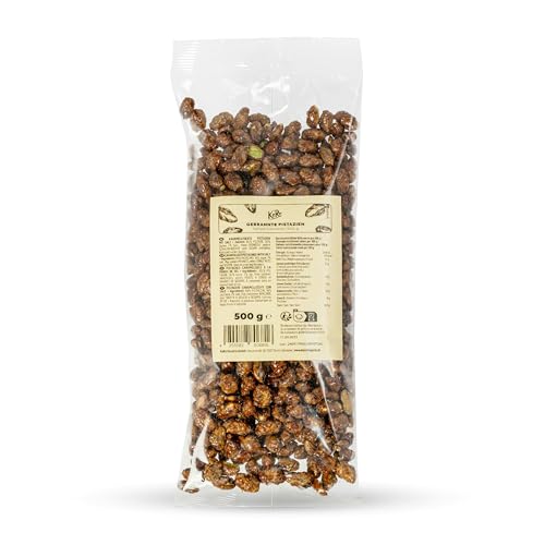 KoRo - Gebrannte Pistazien Salted Caramel 500 g - Karamellisierte Pistazienkerne geröstet mit einer Prise Salz - Kombination aus süß und salzig - 500 g-Großpackung von KoRo