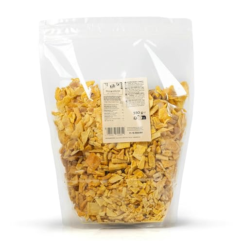 KoRo - Gefriergetrocknete Mangostücke 350 g - 100 % Frucht - Im Müsli, Joghurt oder als Snack - Knusprige Frische - Obst fürs ganze Jahr - Ohne Zuckerzusatz* von KoRo