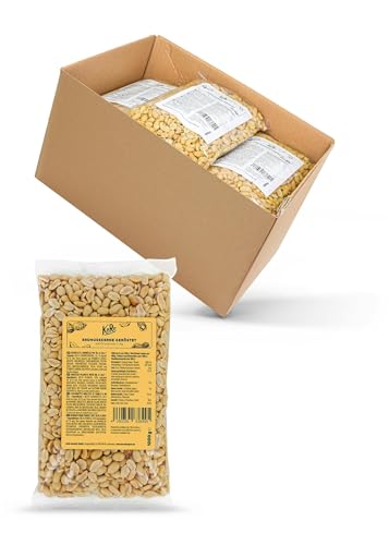 KoRo - Geröstete Erdnusskerne mit Salz und Öl 1 kg - Snack-Klassiker - Proteinquelle - Hoher Ballaststoffgehalt von KoRo