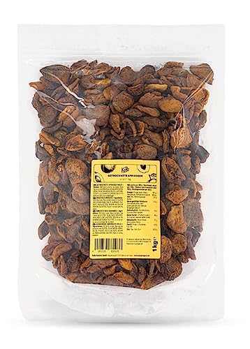 KoRo - Getrocknete Aprikosen Wild 1 kg - Naturbelassene Trockenfrüchte ohne Zuckerzusatz* und ungeschwefelt von KoRo