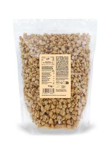 KoRo - Grobes Bio Soja Geschnetzeltes 1 kg - Hoher Ballaststoffgehalt und proteinreich - Vegan - Alternative zu Fleisch von KoRo