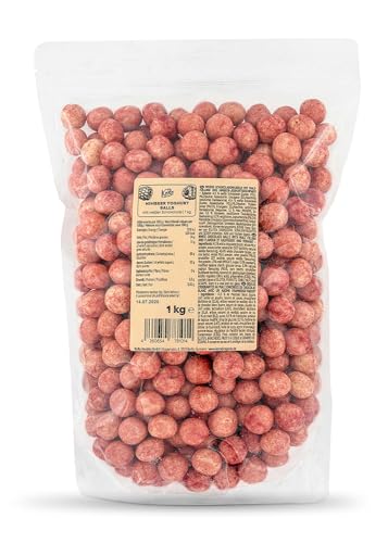 KoRo - Himbeer Yoghurt Balls 1 kg - Knusprig leckerer Snack für Zwischendurch von KoRo