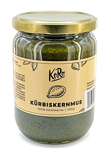 KoRo - Kürbiskernmus 500 g - Angenehm süße vegane Nuss Creme aus 100% Kürbiskernen ohne Zusätze von KoRo