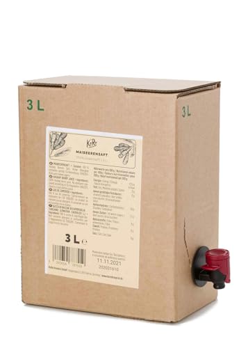 KoRo - Maibeerensaft Bag-in-Box 3 L - Neues Trendfood zum Trinken - Saurer Geschmack - Lange haltbar von KoRo