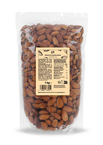 KoRo - Mandelkerne Nonpareil Premium 1 kg - Mandeln mit Schale - Naturbelassen und ungeschwefelt KoRo - Mandelkerne Nonpareil Premium 1 kg - Mandeln mit Schale - Naturbelassen und ungeschwefelt von KoRo