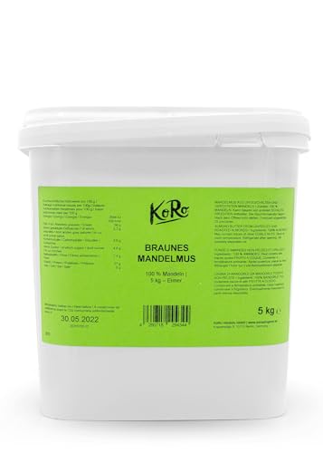 KoRo - Mandelmus, braun, 5 kg - 100% geröstete Mandeln - Vegan - Unvergleichbar cremig KoRo - Mandelmus, braun, 5 kg - 100% geröstete Mandeln - Vegan - Unvergleichbar cremig von KoRo