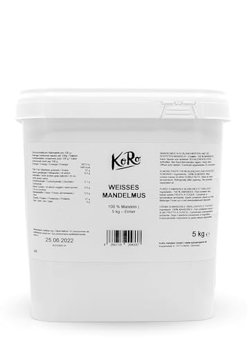 KoRo – Mandelmus, hell 5kg – 100 % Mandeln – Vegan – Unvergleichbar cremig von KoRo