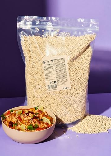 KoRo - Perl Couscous 2 kg - Vielseitig einsetzbar - Vegan - Schnelle Zubereitung KoRo - Perl Couscous 2 kg - Vielseitig einsetzbar - Vegan - Schnelle Zubereitung von KoRo