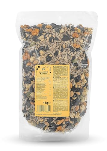 KoRo - Salatkerne Mischung 1 kg - Abwechslungsreicher Kerne-Mix aus Kürbis-, Pinien-, Sonnenblumenkernen, Edamame, Bohnen, Erbsen - Snack oder Topping KoRo - Salatkerne Mischung 1 kg - Abwechslungsreicher Kerne-Mix aus Kürbis-, Pinien-, Sonnenblumenkernen, Edamame, Bohnen, Erbsen - Snack oder Topping von KoRo