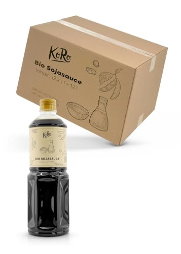 KoRo - Salzreduzierte Bio Sojasauce 12 x 1 L von KoRo