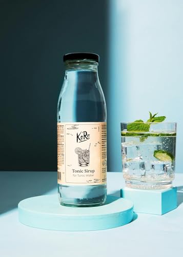 KoRo - Tonic Sirup 500 ml - Zur Herstellung von Erfrischungsgetränken - Für Cocktails, Longdrinks und Tonic Water - Süß-säuerlich bitterer Geschmack von KoRo