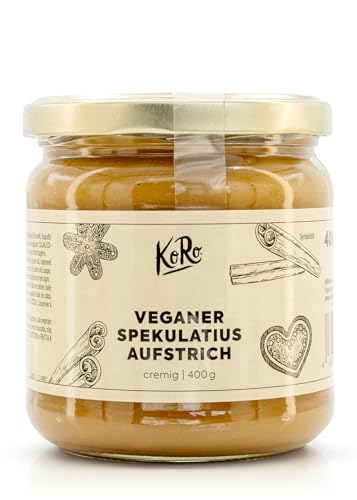 KoRo - Veganer Spekulatius Aufstrich 400 g - Nicht nur im Winter ein Hit - Süßer Brotaufstrich - Aromatisch-würzig - Rein pflanzlich KoRo - Veganer Spekulatius Aufstrich 400 g - Nicht nur im Winter ein Hit - Süßer Brotaufstrich - Aromatisch-würzig - Rein pflanzlich von KoRo
