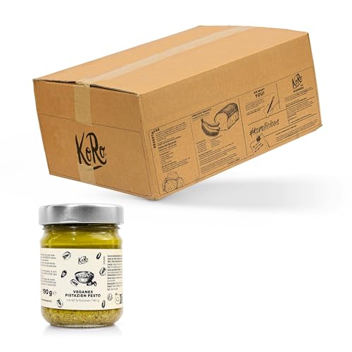 KoRo - Veganes Pistazien-Pesto 190 g - 60% Pistazienanteil - Vegan - Zum Verfeinern von Nudeln & Co. von KoRo