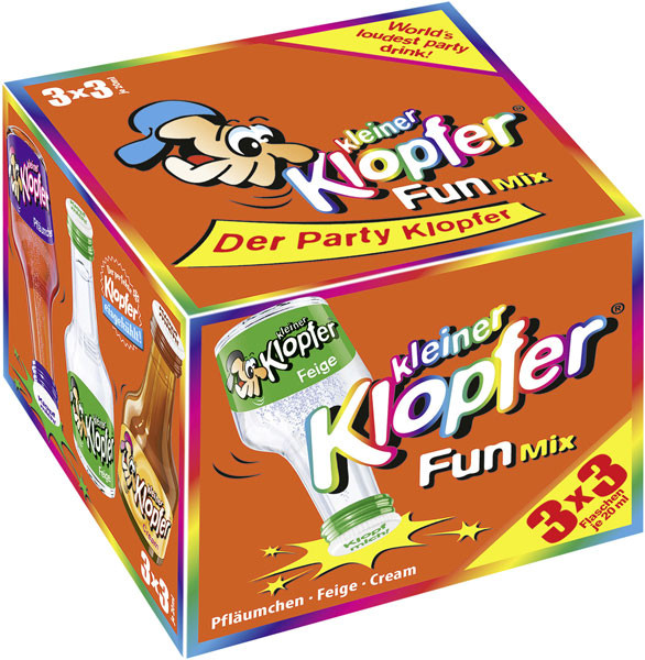 Kleiner Klopfer Fun Mix 17% vol. 9x20ml von Kober Likör