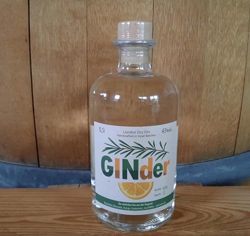 GINder 0,5l - London Dry Gin (1) von Kocher EnGINeering