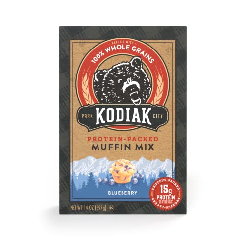 Kodiak Cakes - Protein-Packed Muffin Mix Blueberry - 14 oz. Kodiak Cakes - Protein-Packed Muffin Mix Blueberry - 14 oz. von Kodiak Cakes