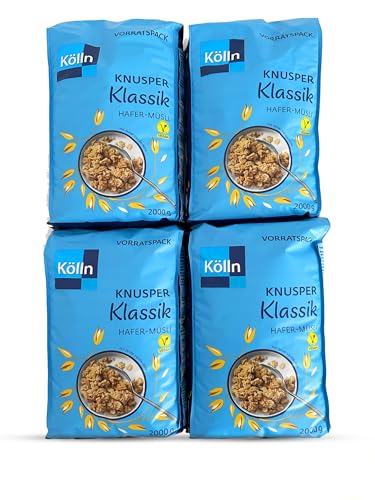 4 x Kölln Müsli Knusper Klassik 4x 2kg, 4er Pack 4 x Kölln Müsli Knusper Klassik 4x 2kg, 4er Pack von Kölln