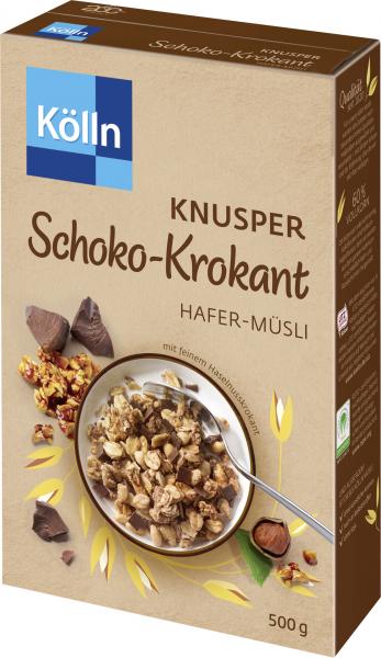 Kölln Knusper Schoko-Krokant Hafer-Müsli von Kölln