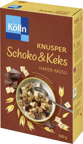Kölln Knusper Schoko & Keks Hafer-Müsli von Kölln